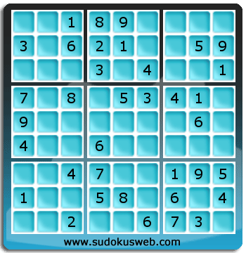 Sudoku von einfacher höhe