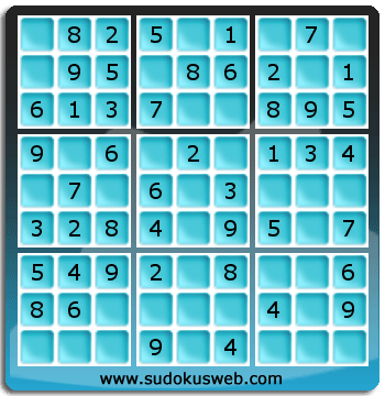 Nivel Muito Facil de Sudoku