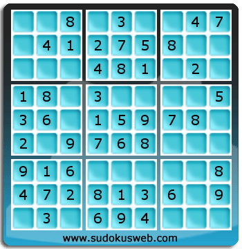 Sudoku de Niveau Très Facile Sudoku de Niveau Très Facile