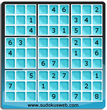 Sudoku von mittelmässiger höhe