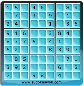 Nivel Muito Facil de Sudoku Nivel Muito Facil de Sudoku