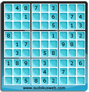 Sudoku von einfacher höhe