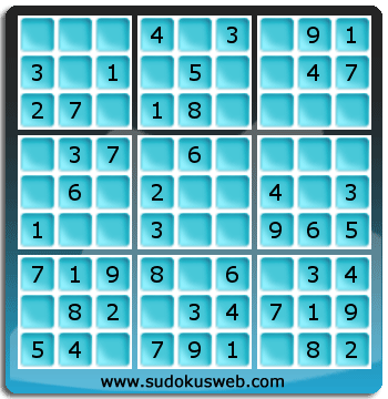 Sudoku de Niveau Très Facile