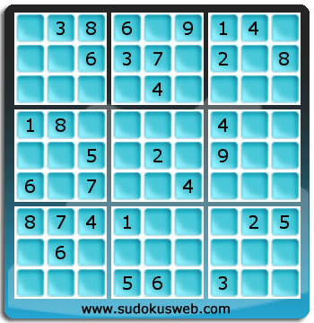 Sudoku von mittelmässiger höhe