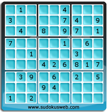 Sudoku von mittelmässiger höhe Sudoku von mittelmässiger höhe