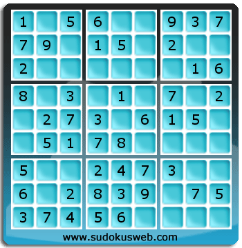 Nivel Muito Facil de Sudoku Nivel Muito Facil de Sudoku