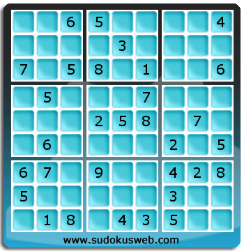 Sudoku von mittelmässiger höhe