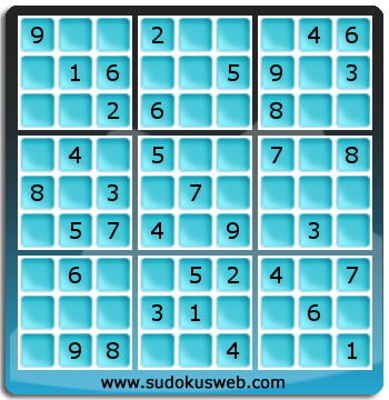 Sudoku von einfacher höhe