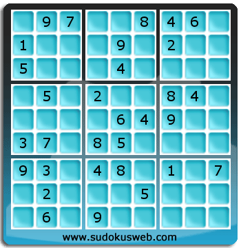 Sudoku von mittelmässiger höhe