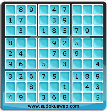 Sudoku de Niveau Très Facile