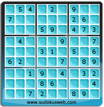 Nivel Facil de Sudoku Nivel Facil de Sudoku