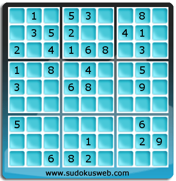 Sudoku von mittelmässiger höhe Sudoku von mittelmässiger höhe