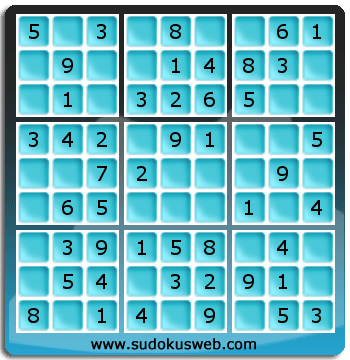 Sudoku von sehr einfacher höhe