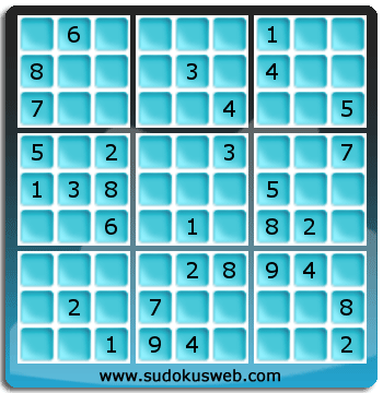 Sudoku von mittelmässiger höhe Sudoku von mittelmässiger höhe