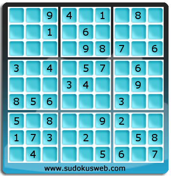 Sudoku von einfacher höhe