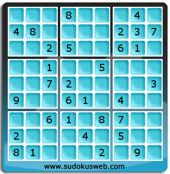 Sudoku von mittelmässiger höhe