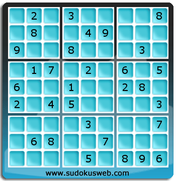 Sudoku von mittelmässiger höhe