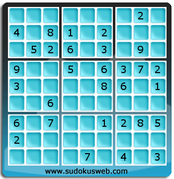 Sudoku von mittelmässiger höhe