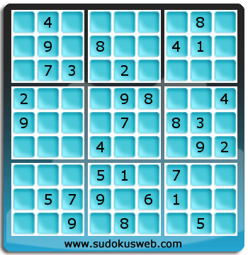 Sudoku von mittelmässiger höhe