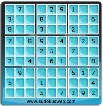 Sudoku von einfacher höhe