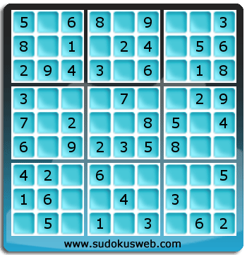 Nivel Muito Facil de Sudoku