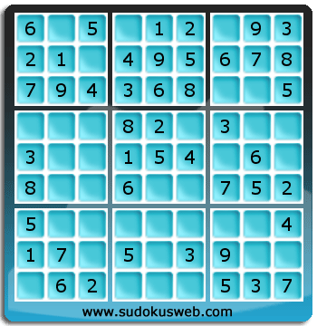 Sudoku de Nivel Muy Fácil