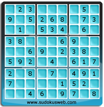 Sudoku de Niveau Très Facile Sudoku de Niveau Très Facile
