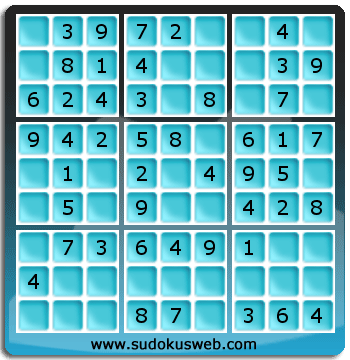 Sudoku de Niveau Très Facile Sudoku de Niveau Très Facile