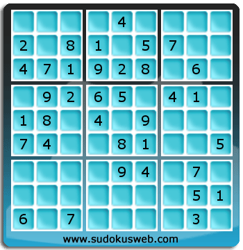 Nivel Facil de Sudoku Nivel Facil de Sudoku