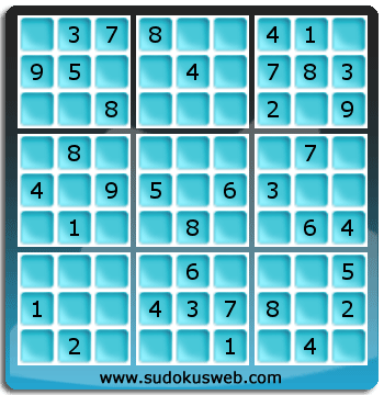 Sudoku von einfacher höhe