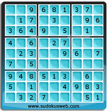 Sudoku de Nivel Muy Fácil