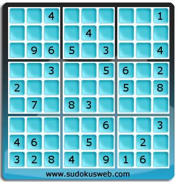 Sudoku von mittelmässiger höhe