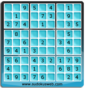 Sudoku de Niveau Très Facile