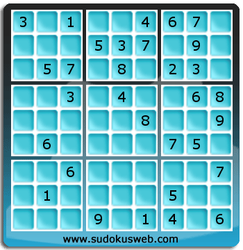 Sudoku von mittelmässiger höhe