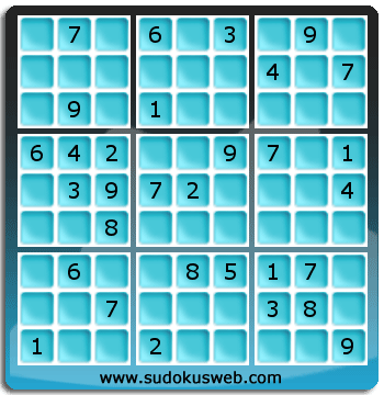 Sudoku von mittelmässiger höhe