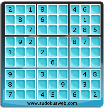 Sudoku von mittelmässiger höhe