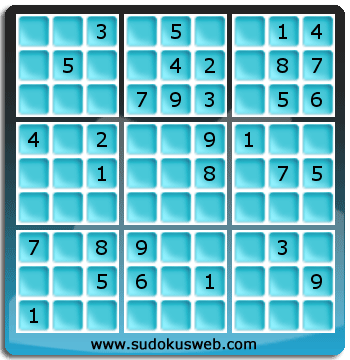 Sudoku von mittelmässiger höhe Sudoku von mittelmässiger höhe