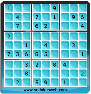 Sudoku von mittelmässiger höhe