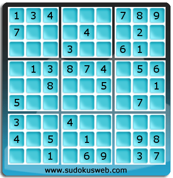 Sudoku von einfacher höhe