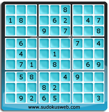 Sudoku von mittelmässiger höhe