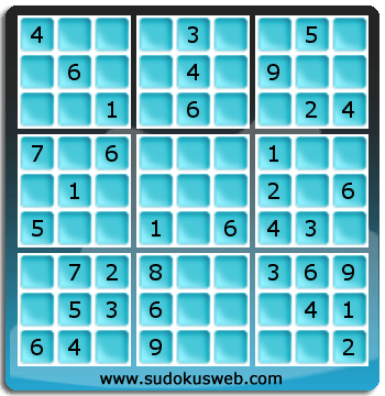 Sudoku von einfacher höhe