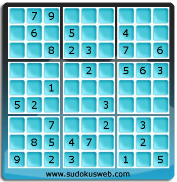 Sudoku von mittelmässiger höhe