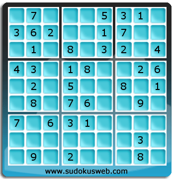 Sudoku von einfacher höhe