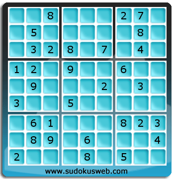 Sudoku von mittelmässiger höhe