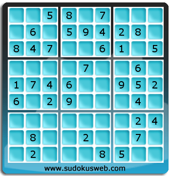 Sudoku von einfacher höhe