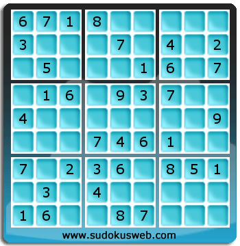 Sudoku von einfacher höhe