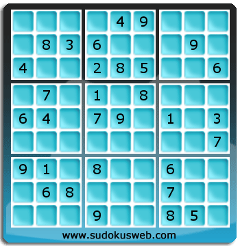 Sudoku von mittelmässiger höhe