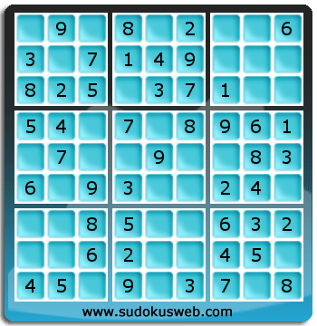 Nivel Muito Facil de Sudoku Nivel Muito Facil de Sudoku