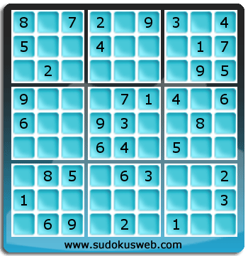 Nivel Facil de Sudoku Nivel Facil de Sudoku
