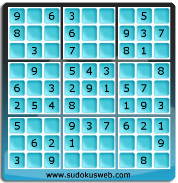 Nivel Muito Facil de Sudoku